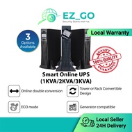 [SG WARRANTY] Smart Online UPS 1kVA/2kVA/ 3kVA Tower/Rack Double Conversion power supply for CCTV, D