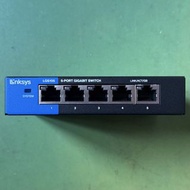 LINKSYS LGS105 V2 5-port Unmanaged GIGA Switch 乙太網路5埠商用交換器