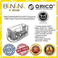 ORICO 6139C3 / 6139C3-G2 (3.5") Transparent USB3.1 Type C Hard Drive Docking Station