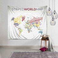 印度曼陀羅世界地圖北歐ins掛布墻壁裝飾毯掛毯壁毯墻布隔斷掛簾【吉星家居】