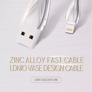 LDNIO LS28 / 2.4A FAST CHARGING / DATA TRANSFER 1M VASE DESIGN CABLE