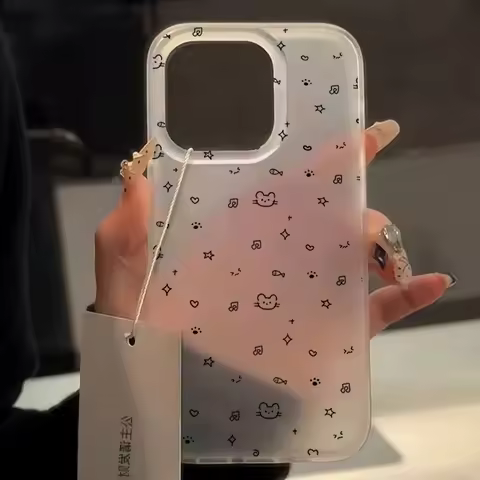 Cute Heart Cat Paw Design Phone Case For iPhone 18 17 16 15 14 13 12 11 Pro Max 16E XS X XR 7 8 Plus