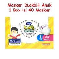 Masker Sensi Kids Duckbill Emboss Anak 3Ply 3-Ply Duck Bill Mask Isi