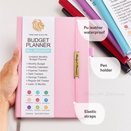 MEME A5 Leather Cover Budget Planner Paper Organizer Financial Tracker Expense Planner Personal Fina