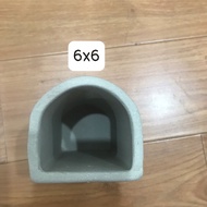 Semicircular Ceramic Cave For pleco Fish And Mouse