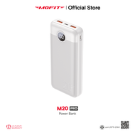 แบตสำรอง PowerBank 20000mAh MOFIT M20PRO พาวเวอร์แบงค์หน้าจอแสดงผล LED จ่ายไฟช่อง USB เท่านั้น รับปร