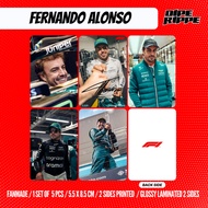 F1 DRIVER PHOTOCARD - FERNANDO ALONSO