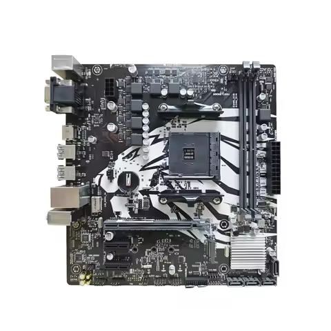 B450M-D3V AMD B450 Micro ATX AM4 Placa base compatible con Ryzen 5/3/7 5600X 5500 3600 CPU DDR4 (32 