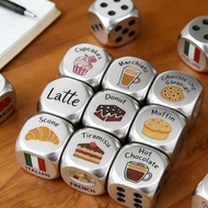 Ready Straw2026 Multi-Sided Characteristic Bar Entertainment Metal Dice Can Be Customized Engraved S