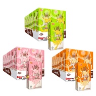 40g x 12pcs Win2 Strawberry / Durian / Peanut Biscuit Coated Flavoured Cream Biscuit Biskut Roti Hal