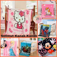 NEW Selimut Murah Kanak Kanak Corak Kartun Blanket for Kids Cartoon Design Selimut Budak Murah