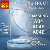 Samsung A04, A04S, A04e hekon case protects charging port | SS galaxy flexible phone case protects S