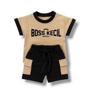 Imported Children's Suits 1-8 Years Old Bj Pants Boys' T-shirts Tops and Pants Boys' Clothing Suits 