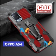|GOOD| CASE HP OPPO A54 CASING STANDING BACK KLIP HARD CASE HP ROBOT