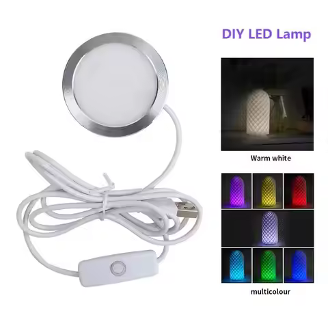 LED Lamp Kit 001 Warm White Hardware Multicolour Bambulab Light for Bambu Lab 3D Printer DIY Bamboo 
