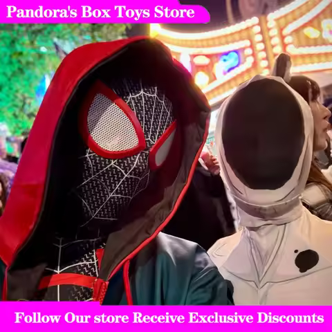 New Spot Marvel Remote-Controlled Electric Blinking Spider-Man Headgear Red And Black Cos Glowing Ma