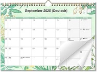 AEYAKA Wall Calendar 2025 2026 Calendar, Monthly Hanging, 16 Months September 2025 - December 2026 w
