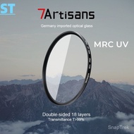 7artisans MRC UV Filter, multi-coated UV light filter, ultra-thin, dust-proof, for camera lenses 46/