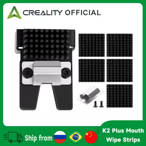 Creality K2 Plus Mouth Wipe Strips 6PCS Nozzle Wiper Kit K2 Plus Mouth Wipe Strip for K2 Plus Origin