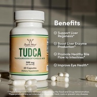 TUDCA Liver Support Supplement 500mg, 60 Capsules