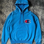 Hoodie Champion Towel Blue