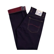 PROMO SPECIAL Transworld Celana Denim Selvedge 14 Oz Aceent Ajiman Indigo X Red - Denim Ajiman 27