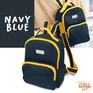 Louis Montini (GRL-PVR) กระเป๋าสะพายหลัง ผ้าไนล่อน Womens Backpack BBP09