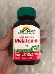 (現貨)~ Jamieson 褪黑激素 3MG, 100粒 (Jamieson Melatonin Fast Dissolving Tablets 3MG)