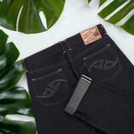 Izquerda Seebetter - Rynn 15Oz Pants Denim Selvedge Accent - Black Indigo (Free Sticker Pack 5Pcs, R