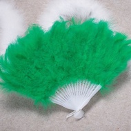Feather Fan Turkey Feather Fan Colorful Feather Fan Dance Feather Fan 21 Piece Fan QBFV