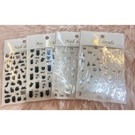 Nail Cartoon Sticker Cute Nail Stylish Fashion Nail Cat Nail Sticker Creative sticker