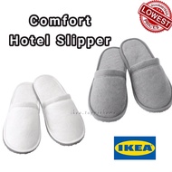 Ikea Tasjon Comfort Hotel Slipper (grey/white) / Selipar hotel / Selipar Sarung hotel