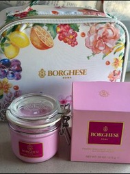 全新Borghese 蜜桔皮亮白泥漿面膜連化妝袋