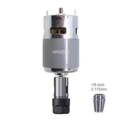 ARGEDO AR-775 150W/200W/288W CNC Spindle Motor with 5mm ER11 Collet DC12V 12000RPM for 3018 Series C