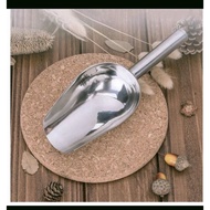 THICK STAINLESS ICE SCOP / stainless steel rice scoop / flour scoop / multi-purpose stainless steel 