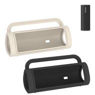 Silicone Case for Sonos Roam 2, Shockproof Soft silicone skin with leather texture, Drop scratch Pro