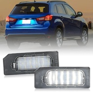 FZ 2Pcs For Mitsubishi Outlander Sport ASX RVR 2011-2020 White LED Number License Plate Light Replac