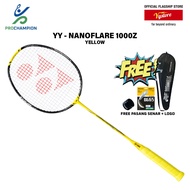 YY Nanoflare 1000Z Yellow Like Akane Yamaguchi Speed Badminton Racket JP/INTL Version Raket Badminto