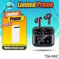 Awei T56 ANC + ENC Wireless Earbuds Touch Screen Earbuds Noise Cancellation Earphone Awei Bluetooth 