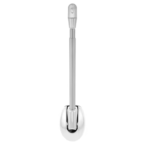 Car Bumper Corner Antenna Pole Silver 16cm Adjustable Driving Parking Marker Guide Universal Car Fla