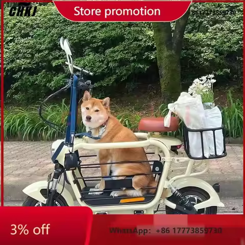 CHKJ minibi electric scooter for dog ani bicycle with pet seat