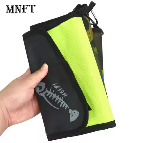 New Fishing Lure Storage Handbag Waterproof Bait Bags Fishing Tackle Bag with Carbiner Portable Soft