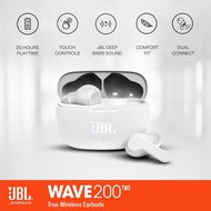 JBL Wave 200 TWS Bluetooth Earphones Sports Sports กันน้ำหูฟังหูฟังเบสการลดเสียงรบกวนเสียงเบสลดเสียง