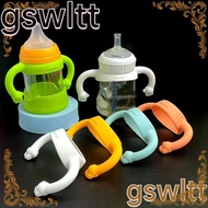 GSWLTT Baby Bottle Grips, Compatible Baby Bottles Baby Bottle Holder, Durable Silicone 5cm Feeding Bottle Handles