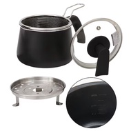 10-in-1 Multi-Pot with Strainer. 1.9L. 2.5L. Black. Compatible with IH (200V/100V). Direct from Japa