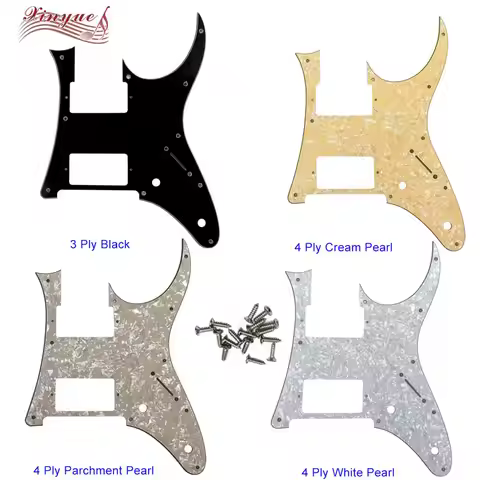 Xinyue Custom Guitar Parts For 10 Hole Screws MIJ Ibanez RG 2550Z Guitar Pickguard Humbucker HH Pick