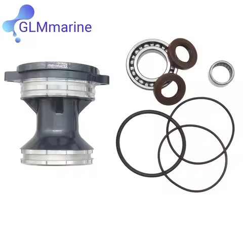 Outboard Gearbox Cover 61N-45361-01-4D + Bearings + Oil Seal for Yamaha 2T/4T 25 30 HP Engines 93101
