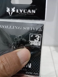 Rolling Swivel by Lycan for fishing tackle