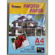 Single-sided A4 photo paper 160gsm - stack of 100 sheets, 160gsm single-sided A4 photo paper