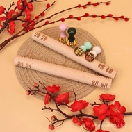 Household Stamp Creative Gift Stamp Fushou Xicai Dumplings Caibeech Pastry Rolling Pin Fufu Characte